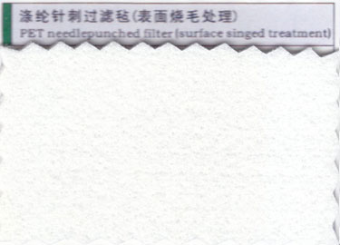 涤纶针刺过滤毡(表面烧毛处理)